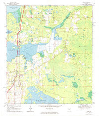 Citra Florida Historical topographic map, 1:24000 scale, 7.5 X 7.5 Minute, Year 1967