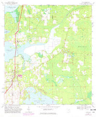 Citra Florida Historical topographic map, 1:24000 scale, 7.5 X 7.5 Minute, Year 1967