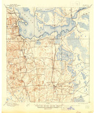 Citra Florida Historical topographic map, 1:62500 scale, 15 X 15 Minute, Year 1895