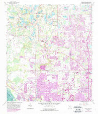 Citrus Park Florida Historical topographic map, 1:24000 scale, 7.5 X 7.5 Minute, Year 1956