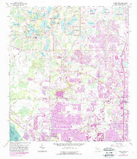 Citrus Park Florida Historical topographic map, 1:24000 scale, 7.5 X 7.5 Minute, Year 1956