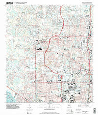 Citrus Park Florida Historical topographic map, 1:24000 scale, 7.5 X 7.5 Minute, Year 1998
