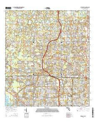 Citrus Park Florida Current topographic map, 1:24000 scale, 7.5 X 7.5 Minute, Year 2015
