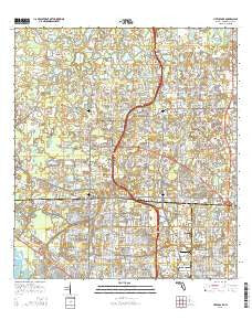 Citrus Park Florida Current topographic map, 1:24000 scale, 7.5 X 7.5 Minute, Year 2015