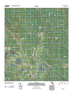 Clara Florida Historical topographic map, 1:24000 scale, 7.5 X 7.5 Minute, Year 2012