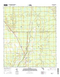 Clara Florida Current topographic map, 1:24000 scale, 7.5 X 7.5 Minute, Year 2015