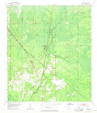Clara Florida Historical topographic map, 1:24000 scale, 7.5 X 7.5 Minute, Year 1954