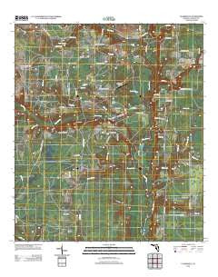 Clarksville Florida Historical topographic map, 1:24000 scale, 7.5 X 7.5 Minute, Year 2012