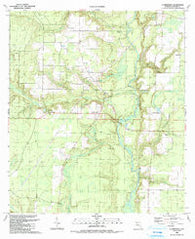 Clarksville Florida Historical topographic map, 1:24000 scale, 7.5 X 7.5 Minute, Year 1990