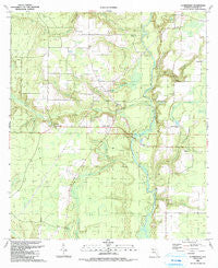 Clarksville Florida Historical topographic map, 1:24000 scale, 7.5 X 7.5 Minute, Year 1990