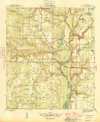 Clarksville Florida Historical topographic map, 1:31680 scale, 7.5 X 7.5 Minute, Year 1945