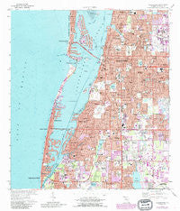 Clearwater Florida Historical topographic map, 1:24000 scale, 7.5 X 7.5 Minute, Year 1974