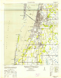 Clearwater Florida Historical topographic map, 1:24000 scale, 7.5 X 7.5 Minute, Year 1943