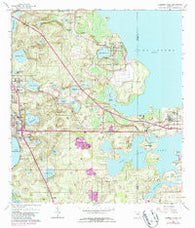 Clermont East Florida Historical topographic map, 1:24000 scale, 7.5 X 7.5 Minute, Year 1962