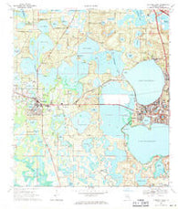 Clermont West Florida Historical topographic map, 1:24000 scale, 7.5 X 7.5 Minute, Year 1969