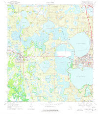 Clermont West Florida Historical topographic map, 1:24000 scale, 7.5 X 7.5 Minute, Year 1969