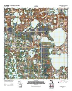 Clermont West Florida Historical topographic map, 1:24000 scale, 7.5 X 7.5 Minute, Year 2012