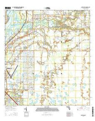 Cleveland Florida Current topographic map, 1:24000 scale, 7.5 X 7.5 Minute, Year 2015