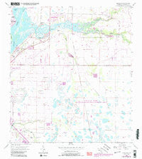 Cleveland Florida Historical topographic map, 1:24000 scale, 7.5 X 7.5 Minute, Year 1956