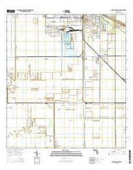 Clewiston South Florida Current topographic map, 1:24000 scale, 7.5 X 7.5 Minute, Year 2015