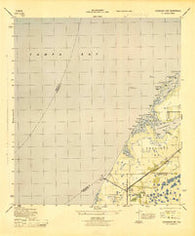 Cockroach Bay Florida Historical topographic map, 1:31680 scale, 7.5 X 7.5 Minute, Year 1945