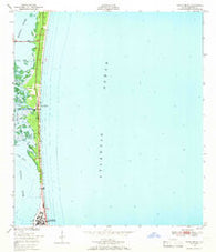 Cocoa Beach Florida Historical topographic map, 1:24000 scale, 7.5 X 7.5 Minute, Year 1949