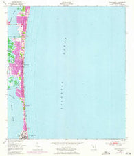 Cocoa Beach Florida Historical topographic map, 1:24000 scale, 7.5 X 7.5 Minute, Year 1949