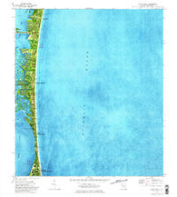 Cocoa Beach Florida Historical topographic map, 1:24000 scale, 7.5 X 7.5 Minute, Year 1976