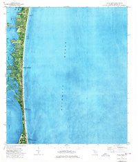 Cocoa Beach Florida Historical topographic map, 1:24000 scale, 7.5 X 7.5 Minute, Year 1976