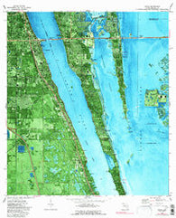 Cocoa Florida Historical topographic map, 1:24000 scale, 7.5 X 7.5 Minute, Year 1976