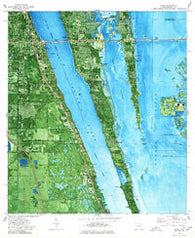 Cocoa Florida Historical topographic map, 1:24000 scale, 7.5 X 7.5 Minute, Year 1976