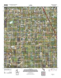 Columbia Florida Historical topographic map, 1:24000 scale, 7.5 X 7.5 Minute, Year 2012
