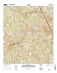 Columbia Florida Current topographic map, 1:24000 scale, 7.5 X 7.5 Minute, Year 2015