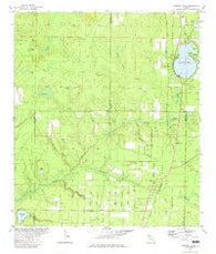Compass Lake Florida Historical topographic map, 1:24000 scale, 7.5 X 7.5 Minute, Year 1982