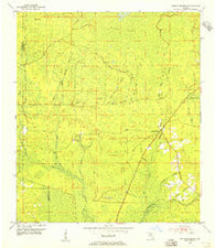 Cooks Hammock Florida Historical topographic map, 1:24000 scale, 7.5 X 7.5 Minute, Year 1954