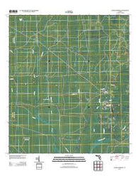 Cooks Hammock Florida Historical topographic map, 1:24000 scale, 7.5 X 7.5 Minute, Year 2012