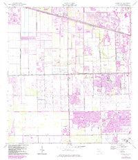 Cooper City Florida Historical topographic map, 1:24000 scale, 7.5 X 7.5 Minute, Year 1963