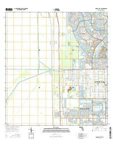 Cooper City SW Florida Current topographic map, 1:24000 scale, 7.5 X 7.5 Minute, Year 2015