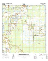Corkscrew NW Florida Current topographic map, 1:24000 scale, 7.5 X 7.5 Minute, Year 2015