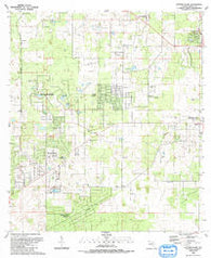 Cotton Plant Florida Historical topographic map, 1:24000 scale, 7.5 X 7.5 Minute, Year 1991