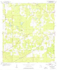 Cotton Plant Florida Historical topographic map, 1:24000 scale, 7.5 X 7.5 Minute, Year 1954
