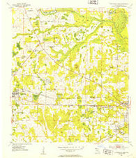 Cottondale East Florida Historical topographic map, 1:24000 scale, 7.5 X 7.5 Minute, Year 1952
