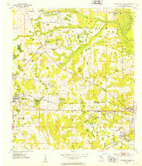 Cottondale East Florida Historical topographic map, 1:24000 scale, 7.5 X 7.5 Minute, Year 1952