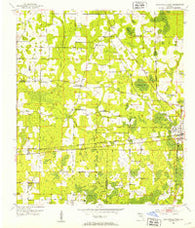 Cottondale West Florida Historical topographic map, 1:24000 scale, 7.5 X 7.5 Minute, Year 1952