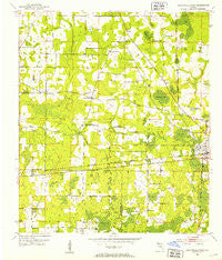 Cottondale West Florida Historical topographic map, 1:24000 scale, 7.5 X 7.5 Minute, Year 1952