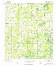 Cottondale West Florida Historical topographic map, 1:24000 scale, 7.5 X 7.5 Minute, Year 1952