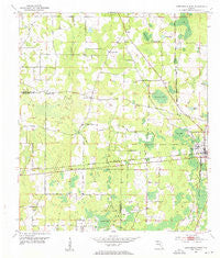 Cottondale West Florida Historical topographic map, 1:24000 scale, 7.5 X 7.5 Minute, Year 1952