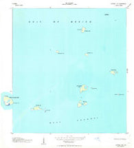 Cottrell Key Florida Historical topographic map, 1:24000 scale, 7.5 X 7.5 Minute, Year 1963