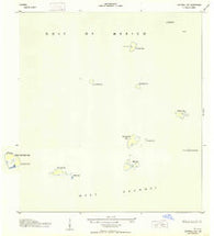 Cottrell Key Florida Historical topographic map, 1:24000 scale, 7.5 X 7.5 Minute, Year 1943