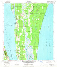 Courtenay Florida Historical topographic map, 1:24000 scale, 7.5 X 7.5 Minute, Year 1949